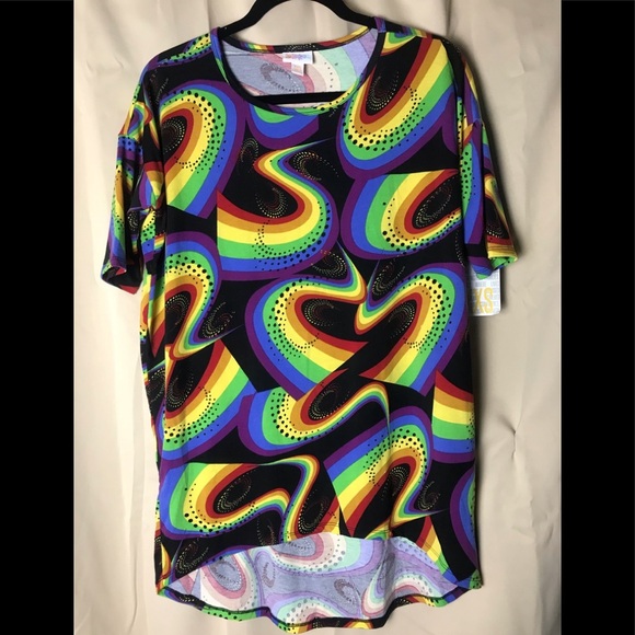 LULAROE PRIDE RAINBOW LGBT IRMA XXS - Picture 2 of 6